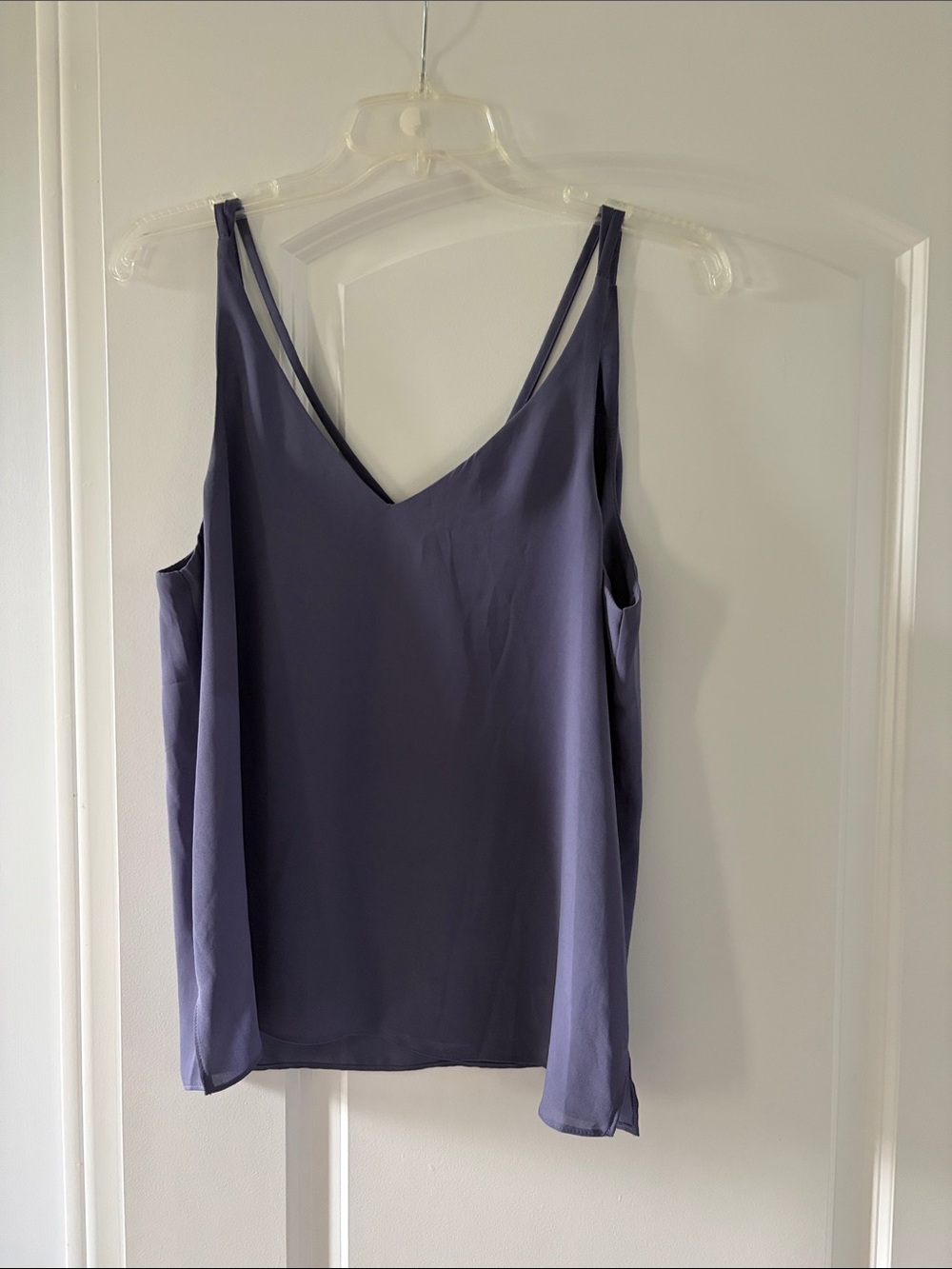 Topshop Purple Double-Strap V-Neck Camisole